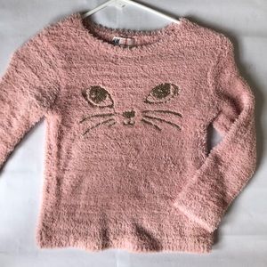 H&M fluffy cat sweater